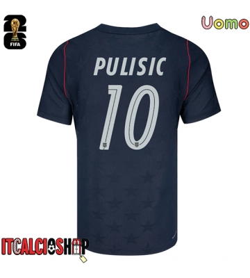 Stati Uniti Christian Pulisic #10 Seconda Maglia Mondiali 2026 Manica Corta